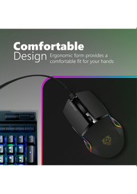Resim Vertux Oyuncu Mouse Gecikmesiz Hassas Oyun Özel Led Işıklı 6.400 