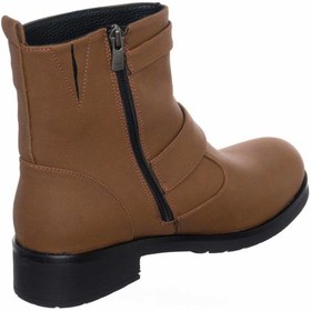 Resim İriadam K313-5 Taba Yağlı Deri Büyük Numara Kadın Botları 