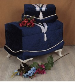 Resim Damat 2li Çeyiz, Bohça Ve Traş Sandık Takımı 617 