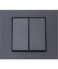 Resim Çağatay Elektrik Ovivo Grano Füme Jaluzi Kumanda Anahtarı Mekanizma+ Çerçeveli 