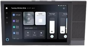 Resim Zunate Akıllı Sahne Duvar Anahtar Paneli, Akıllı Ev Müzik Kontrolü Için Ses Kontrollü Dokunmatik Ekran Oynatıcı 