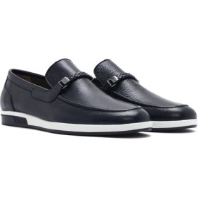 Resim Derimod Erkek Lacivert Deri Casual Loafer 26SFD6006FT 