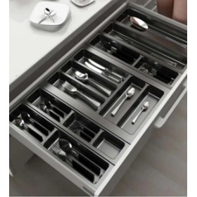 Resim Eco Lüx Modül Kaşıklık Antrasit 62X49 cm ROYALEKS-ACERO-20355 