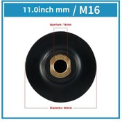Resim Reedark Esnek Kauçuk Uçlu Taş İşleme Aparatı - 3 İnç 8 Cm M16 Çaplı Otomatik Yapışkan Diskli Köşe Zımparası 