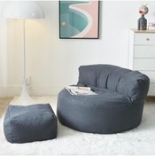 Resim PATARA HOME Mila Modell Puff & Armut Koltuk 2'li Relax Koltuk 