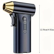 Resim Willowhaven Taşınabilir Turbo Patlama Fanı, Yüksek Güçlü Usb Şarjlı Araç Kamp Outdoor El Fanı 