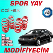 Resim Coil-Ex Passat 2011-2015 Arası 30-30Mm Alçaltma Spor Yay Helez 