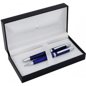 Resim Steelpen 800-2 Mavi Dolma Kalem+tükenmez Kalem Standart 