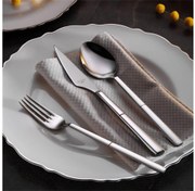 Resim Aryıldız Gusto Prestige 89 Parça Çatal Kaşık Bıçak Takımı Gümüş 
