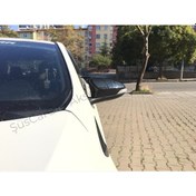 Resim Toyota Uyumlu Yaris 2012-2015 Batman Yarasa Ayna Kapağı Piano Black Abs 
