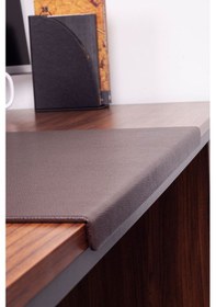 Resim Turgut Office Deri Masa Sümeni Kahve Kenar Korumalı 60 x 40 CM 