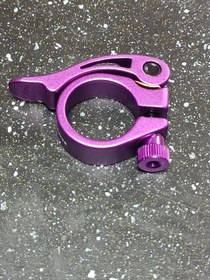 Resim 31.6 ALUMINYUM MOR SELE KELEPÇESİ 27,2 SELE BORUSU UYUMLU 
