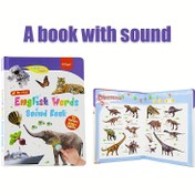 Resim Çocuklar İçin İlk Kitap | Etkileşimli Dokunmatik Öğrenme: İngilizce, Hayvanlar, İsimler ve Harflerle Kelime & Müzik Aktiviteleri | Okula Geri Dönüş Cadılar Bayramı Hediye Seçimi Pil Dahil Değildir 