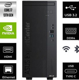 Resim Asus D700ME-5135000410-90 i5-13500 64 GB 2 TB SSD 4 GB T400 W11P Masaüstü Bilgisayar 
