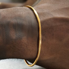 Resim Erkekler için Paslanmaz Çelik Yılan Zincir Kolye, Moda Minimalist Unisex Bileklik, Erkek Takı Aksesuarı, Günlük Giyim ve Sevgili veya Eş için Hediye için İdeal 
