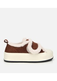 Resim Hotiç Kadın Süet Deri Taba İçi Kürklü Kalın Bantlı Spor Ayakkabı 01ayh316800a370 01ayh316800a370 Taba 