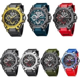 Resim Flybuy Smael 8060 Spor Su Geçirmez Erkek Saati, Aydınlık Hd Ayna, Siyah Çok Renkli Çok Renkli 
