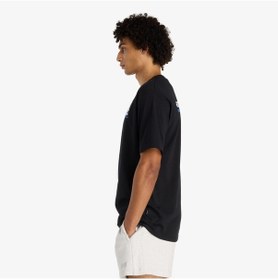Resim New Balance Fish And Chips Erkek Siyah T-shirt Mt61ı5bm-bk 
