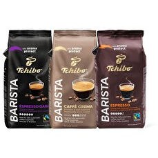 Resim Barista Espresso Çekirdek Kahve 1000 G & Barista Caffe Crema Çekirdek Kahve 1000g & Barista Espresso Dark Çekirdek Kahve 10 
