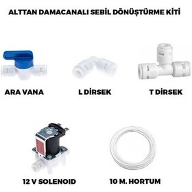 Resim Sulook Gizli Damacanalı Su Sebili Arıtma Montaj Kiti 