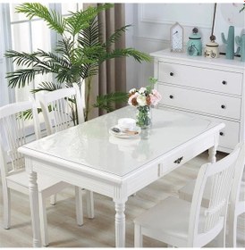 Resim Şeffaf Pvc Masa Örtüsü | 1.6Mm | Koruyucu Mika | Asetat Muşamba 