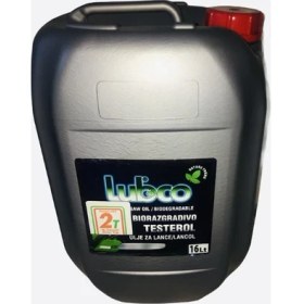 Resim Lubco Zamanlı Kırmızı Motosiklet Yağı Bidon 16 Lt 