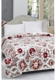 Resim Lacasa 1099 Çift Kişilik Battaniye Mürdüm Mürdüm 