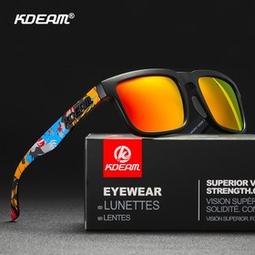 Resim KDEAM Orijinal Tasarım Erkekler ve Kadınlar için Polarize Gözlükler, 3D Stereolojik Logolu, Yüksek Çözünürlüklü Kaplama, Rahat Kauçuk Burun Pedleri, Orijinal Ambalajlı, Açık Hava Balıkçılığı, Yürüyüş, Koşu, Spor, Seyahat, Parti Dekorasyonu için 