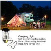 Resim Vkemall Taşra Faaliyetleri İçin Taşınabilir Gazlı Kamp Lambası - Açık Hava Ve Çadır Işık Kaynağı Şeffaf 