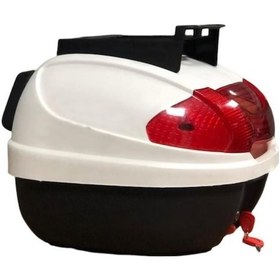 Resim Arwiç Arwic Motosiklet Arka Çanta Kargo Tipi Sırt Dayamalı 32Lt Beyaz 