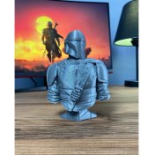 Resim Star Wars Mandalorian Büst Figür 15 cm - Koleksiyon Parçası 