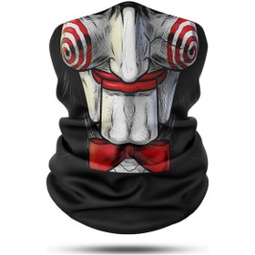 Resim Testere Maske Desenli Motosiklet Bandana Boyunluk Outdoor Balakla 