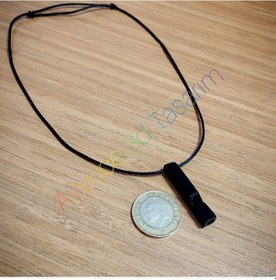 Resim Mini Askılıklı Düdük, Boyna Asılabilir Acil Durum Düdüğü Çok Renkli 