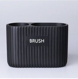 Resim Grooved İkili Diş Fırçalık Siyah 