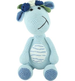 Resim Amigurumi Mavi Dinozor 