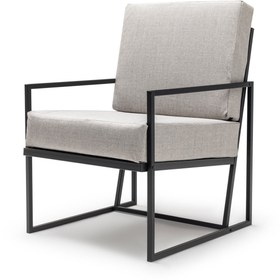 Resim Gaga Mobilya Ev Ofis Büro Bahçe Teras Kanepe Koltuk Berjer (AÇIK GRİ) 