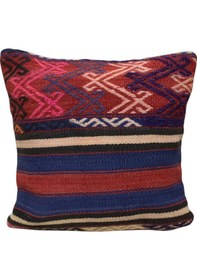Resim Zehra Abla Halı Yeni El Dokuma Dekoratif Kilim Kırlent Yastık Kılıfı 6018 