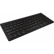 Resim Huahai [farsça Versiyon] X5 78 -Key Ultra Ince Kablosuz Bluetooth Klavye Ipad iPhone Için Sürücü Yok - Black 