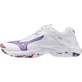 Resim MIZUNO Wave Lightning Z8 Kadın Voleybol Ayakkabısı Beyaz 