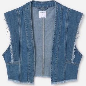 Resim Mayoral kız çocuk denim yelek 6352 - LACİVERT / 14 yaş 