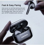 Resim Monyee Lenovo Lp40 Kablosuz Spor Kulaklık: Bluetooth 5.0, Dokunmatik Kontrol, Mikrofonlu, 300mah Şarj Kutusu, Siyah 