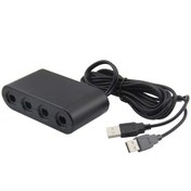 Resim Gc Kolu - Wii U / Pc / Anahtar Dönüştürücü Adaptörü Siyah 