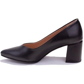 Resim Dagoster Dza07-2681154 Siyah Stiletto Topuklu Kadın Ayakkabı 001 