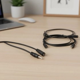 Resim Vcom Cv202 3.5Mm Stereo Uzatma Kablo 3Mt Kesintisiz Bağlantı İçin Uygun 