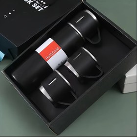 Resim 1 Adet 16.9oz Paslanmaz Çelik Vakumlu Termos Seti - Kapaklı Seyahat Bardağı, İçecekleri Saatlerce Sıcak veya Soğuk Tutar, Açık Hava Aktiviteleri ve Ofis Kullanımı İçin Mükemmel 