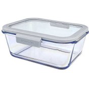 Resim Neoflam Fika Glace Gri Dikdörtgen Saklama Kabı 1900 ml 