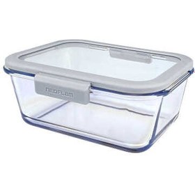 Resim Neoflam Fika Glace Gri Dikdörtgen Saklama Kabı 1900 ml 