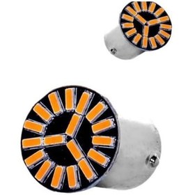 Resim Point Tek Duy 1156 18 Led Ampul Turuncu Sinyal Ampulü Geri Vites Stop Ampulü 
