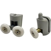 Resim Duşakabin Tekerleği Rulman 2 Li Set Gri Teker Çapı 22 Mm 
