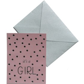 Resim “It’s a girl” Tebrik Kartı 